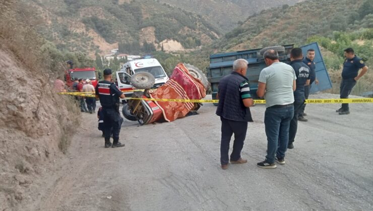 Aydın’da traktör kazasında 1 kişi öldü, 1 kişi yaralandı