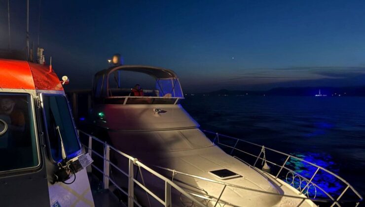 Çanakkale’de Arızalı Tekne Kurtarıldı