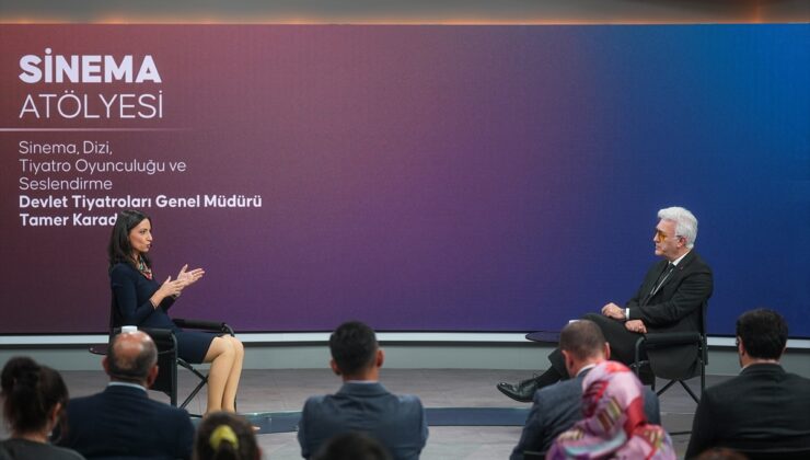 Devlet Tiyatroları Genel Müdürü Tamer Karadağlı, AA’nın Sinema Atölyesi’ne konuk oldu: