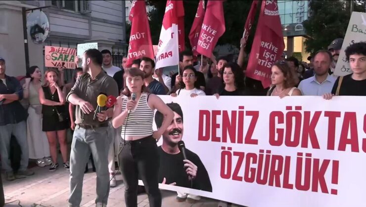 Kadıköy’de Deniz Göktaş’a destek eylemi: ‘Tek suçu bu korku düzeninden korkmamak’
