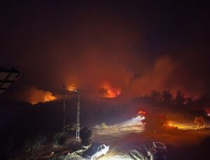 Kozan’da 2 ayrı noktada orman yangını; yerleşim yerleri tedbir amaçlı boşaltıldı