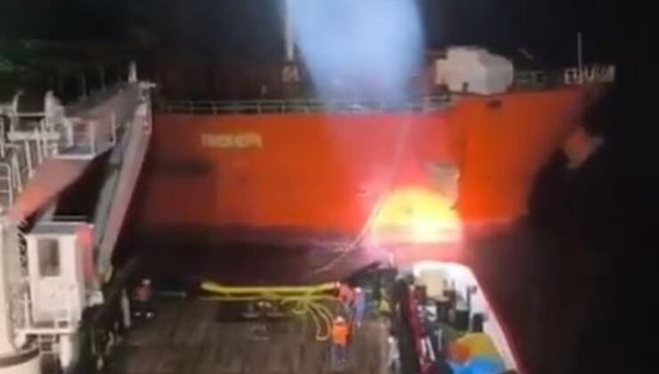 Marmara’da Makine Arızası Yapan Petrol Yüklü Tanker Emniyete Alındı
