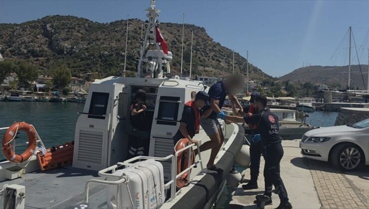Marmaris açıklarında yatta yaralanan kişinin tıbbi tahliyesi gerçekleştirildi