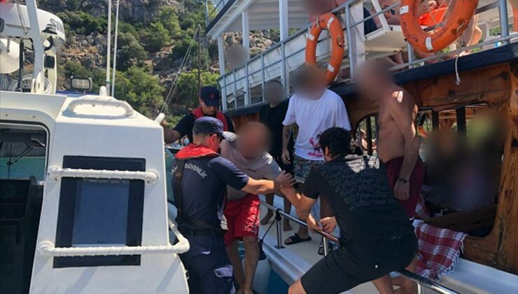 Marmaris’te Tekneden Tıbbi Tahliye