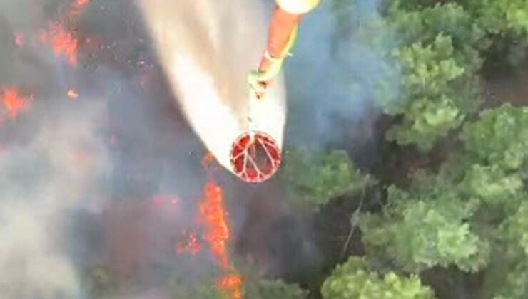 Muğla’da Orman Yangını: 13 Helikopter, 7 Uçakla Müdahale