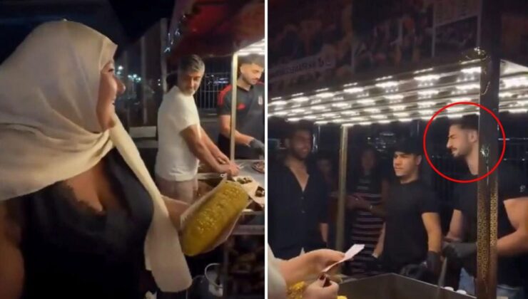 Yüz ifadesine dikkat! ‘Yakışıklı Mısırcı’yı illallah ettiren kadın